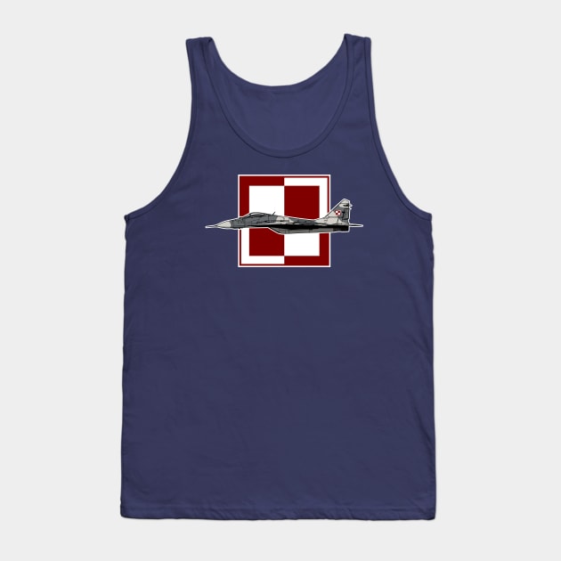 Polish Mig-29 Fulcrum Tank Top by TCP